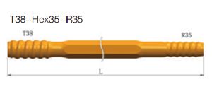 Barras de Perforación, para Martillo en Cabeza